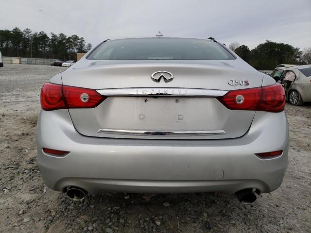 JN1BV7AP4EM683869 - 2014 INFINITI Q50 BASE SILVER photo 6