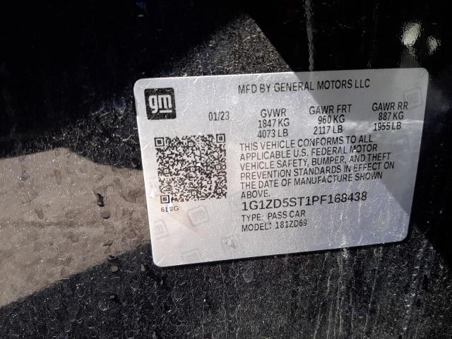 1G1ZD5ST1PF168438 - 2023 CHEVROLET MALIBU LT CHARCOAL photo 13