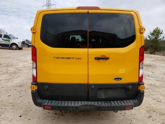 1FTYR2ZM0KKA70776 - 2019 FORD TRANSIT T-250 YELLOW photo 6