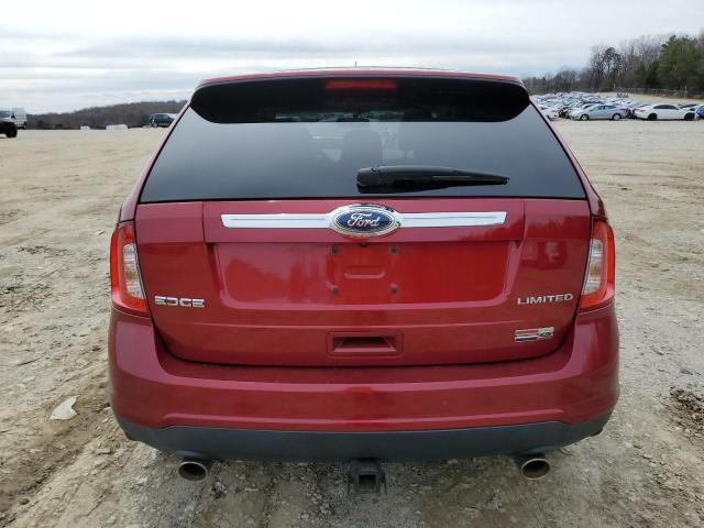 2FMDK3KC3DBA08937 - 2013 FORD EDGE LIMITED RED photo 6