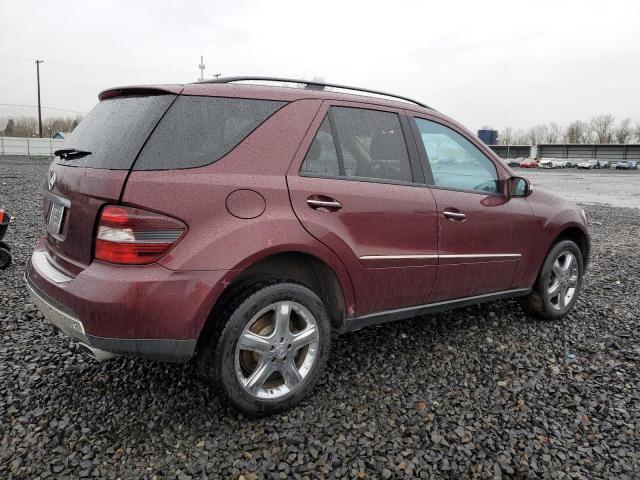 4JGBB75E56A055137 - 2006 MERCEDES-BENZ ML 500 MAROON photo 3