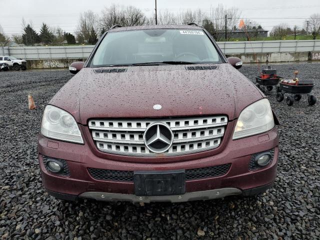 4JGBB75E56A055137 - 2006 MERCEDES-BENZ ML 500 MAROON photo 5