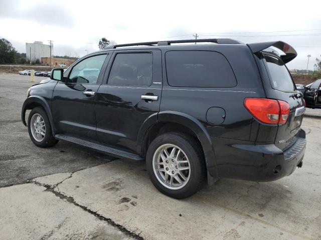 5TDZY68A88S013250 - 2008 TOYOTA SEQUOIA LIMITED BLACK photo 2