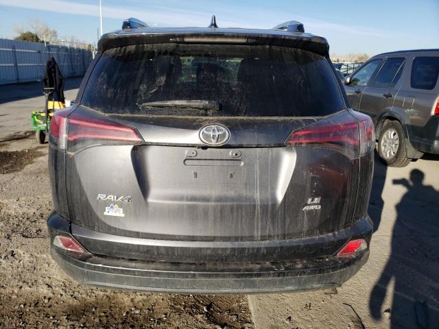 2T3BFREV6GW455389 - 2016 TOYOTA RAV4 LE GRAY photo 6