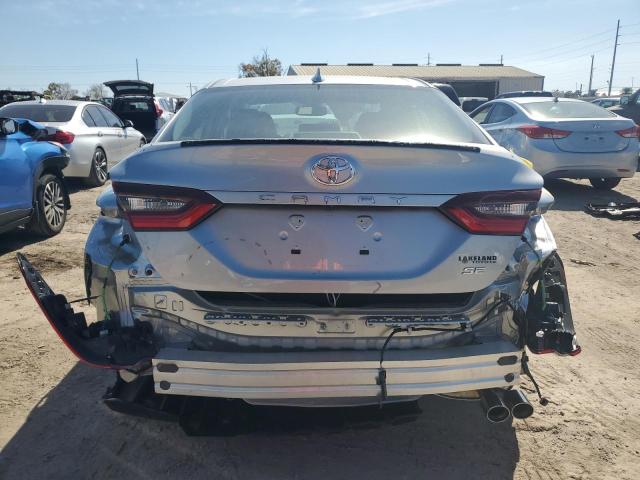 4T1T11AK9RU890239 - 2024 TOYOTA CAMRY SE NIGHT SHADE SILVER photo 6