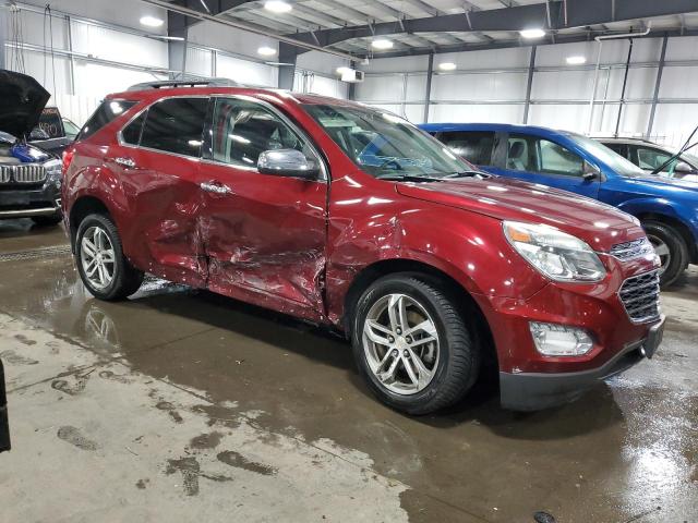 2GNALDEK9H1527622 - 2017 CHEVROLET EQUINOX PREMIER RED photo 4