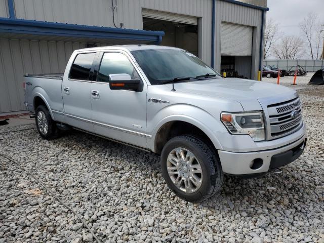 1FTFW1ET0DFD17300 - 2013 FORD F150 SUPERCREW SILVER photo 4