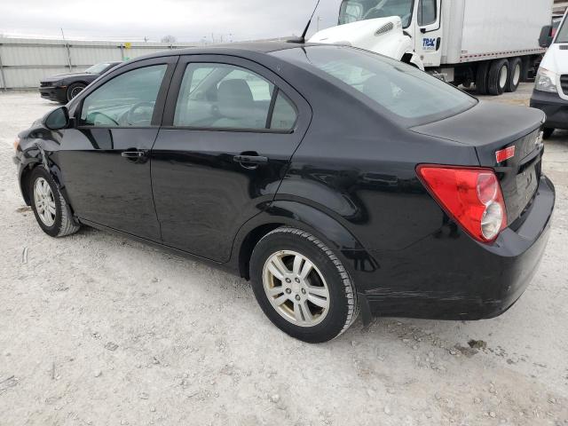 1G1JA5SH4C4217736 - 2012 CHEVROLET SONIC LS 黑色 照片 2