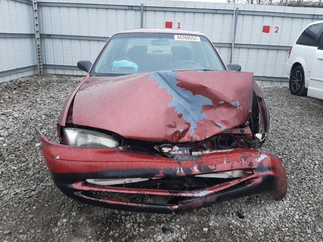 1Y1SK5282XZ436451 - 1999 CHEVROLET GEO PRIZM BASE RED photo 5