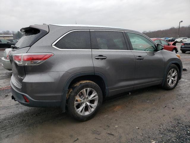 5TDJKRFH4FS085737 - 2015 TOYOTA HIGHLANDER XLE GRAY photo 3