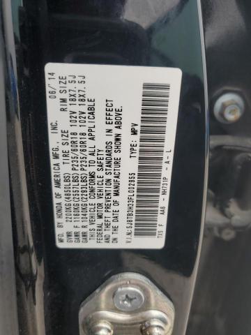 5J8TB3H33FL002955 - 2015 ACURA RDX BLACK photo 12