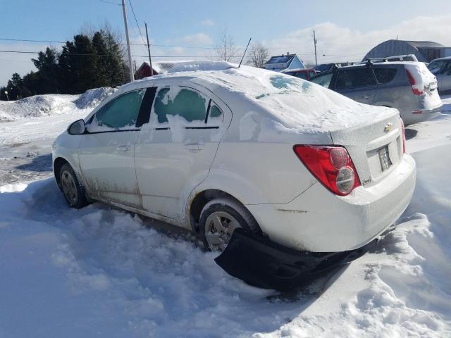 1G1JB5SH3F4200279 - 2015 CHEVROLET SONIC LS თეთრი ფოტო 2