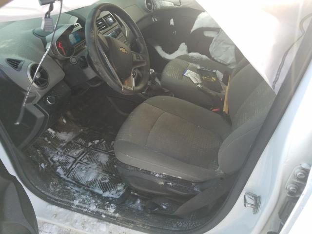1G1JB5SH3F4200279 - 2015 CHEVROLET SONIC LS თეთრი ფოტო 7
