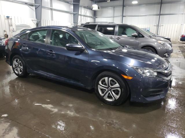 19XFC2F56JE001002 - 2018 HONDA CIVIC LX BLUE photo 4