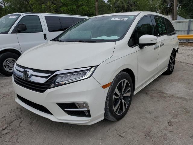 5FNRL6H92JB021424 - 2018 HONDA ODYSSEY ELITE WHITE photo 1