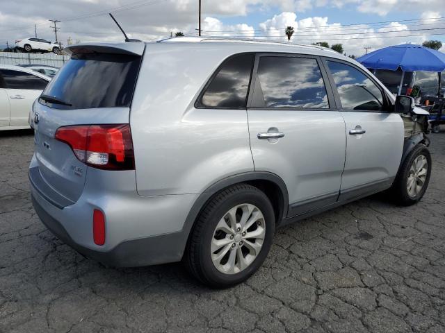 5XYKU4A76EG472964 - 2014 KIA SORENTO EX SILVER photo 3