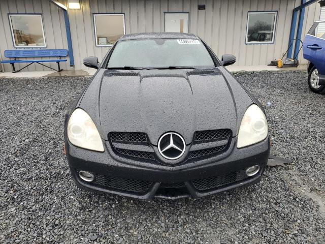 WDBWK58F29F191584 - 2009 MERCEDES-BENZ SLK 350 BLACK photo 5