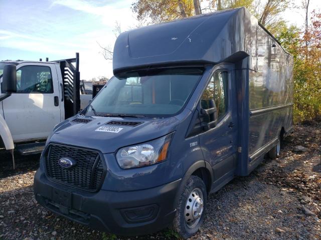 1FDDF6P86MKA77024 - 2021 FORD TRANSIT T-350 HD GRAY photo 2