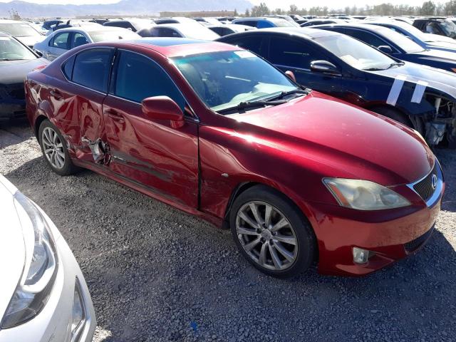 JTHBK262685083874 - 2008 LEXUS IS 250 RED photo 4