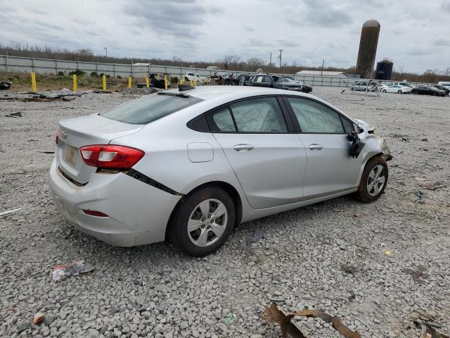 1G1BC5SM6H7208957 - 2017 CHEVROLET CRUZE LS SILVER photo 3