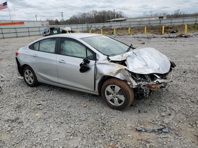 1G1BC5SM6H7208957 - 2017 CHEVROLET CRUZE LS SILVER photo 4