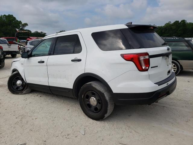 1FM5K8AR1JGB58282 - 2018 FORD EXPLORER POLICE INTERCEPTOR WHITE photo 2
