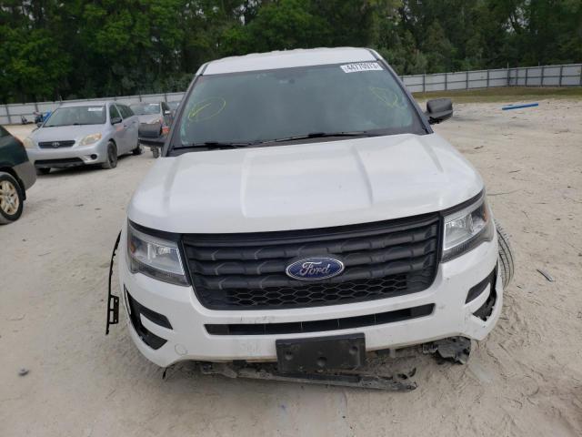 1FM5K8AR1JGB58282 - 2018 FORD EXPLORER POLICE INTERCEPTOR WHITE photo 5