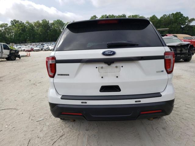 1FM5K8AR1JGB58282 - 2018 FORD EXPLORER POLICE INTERCEPTOR WHITE photo 6