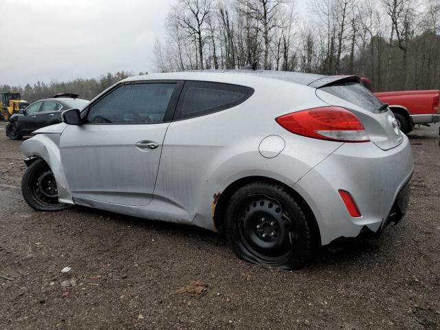 KMHTC6AD4FU219601 - 2015 HYUNDAI VELOSTER SILVER photo 2