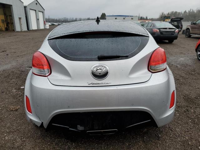 KMHTC6AD4FU219601 - 2015 HYUNDAI VELOSTER SILVER photo 6