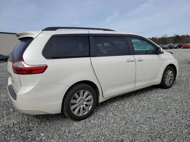 5TDDZ3DC8HS182570 - 2017 TOYOTA SIENNA XLE WHITE photo 3