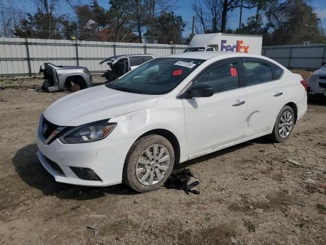 3N1AB7AP4HY227313 - 2017 NISSAN SENTRA S WHITE photo 1