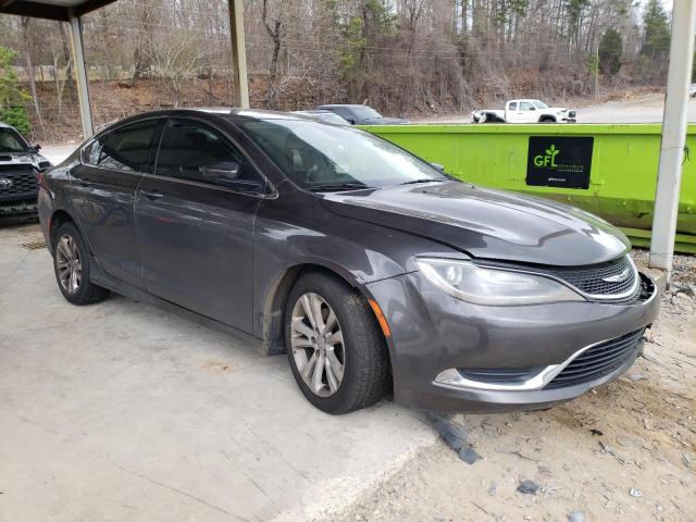 1C3CCCAB1GN128819 - 2016 CHRYSLER 200 LIMITED CHARCOAL photo 4