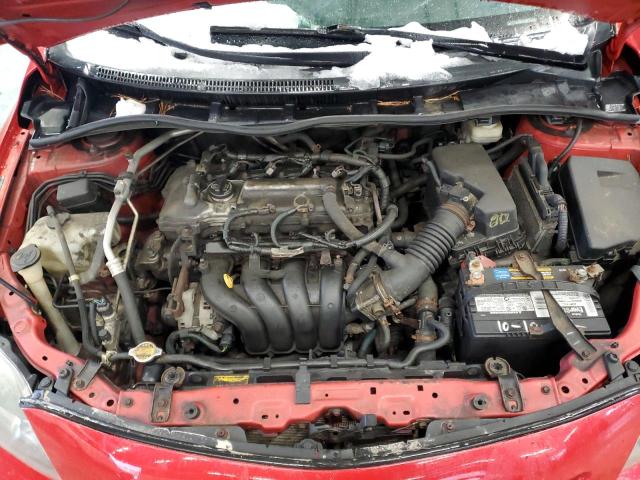 2T1BU40EX9C063996 - 2009 TOYOTA COROLLA BASE RED photo 11