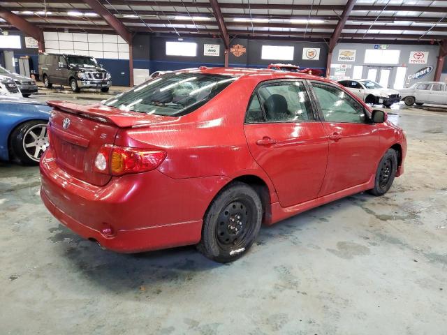 2T1BU40EX9C063996 - 2009 TOYOTA COROLLA BASE RED photo 3