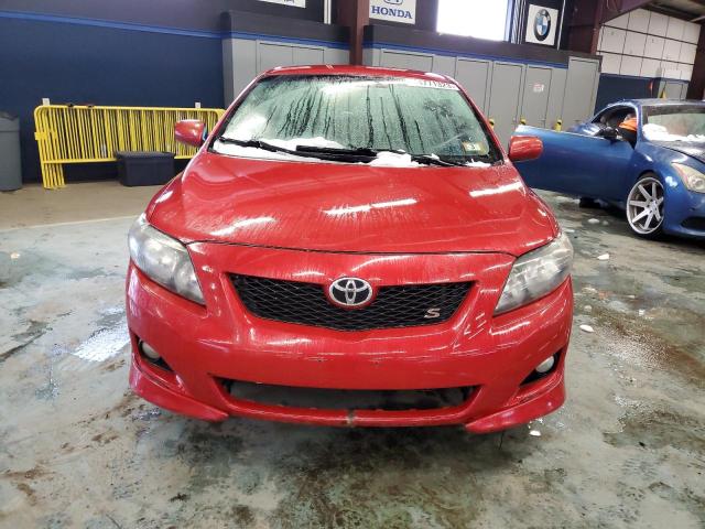 2T1BU40EX9C063996 - 2009 TOYOTA COROLLA BASE RED photo 5