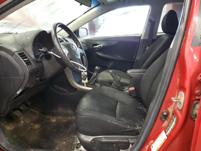 2T1BU40EX9C063996 - 2009 TOYOTA COROLLA BASE RED photo 7