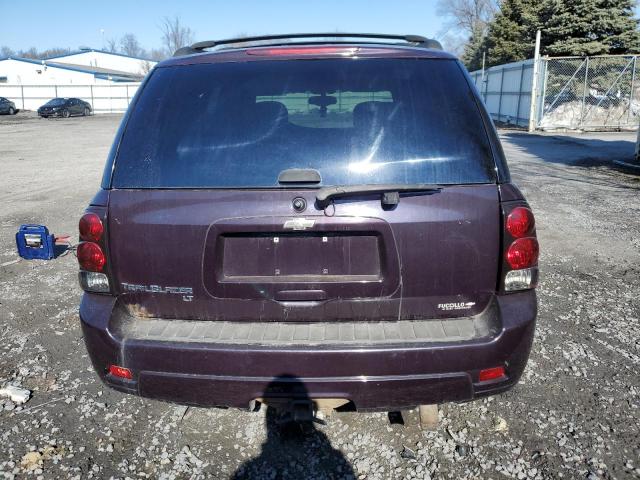 1GNDT13S882106795 - 2008 CHEVROLET TRAILBLAZE LS MAROON photo 6