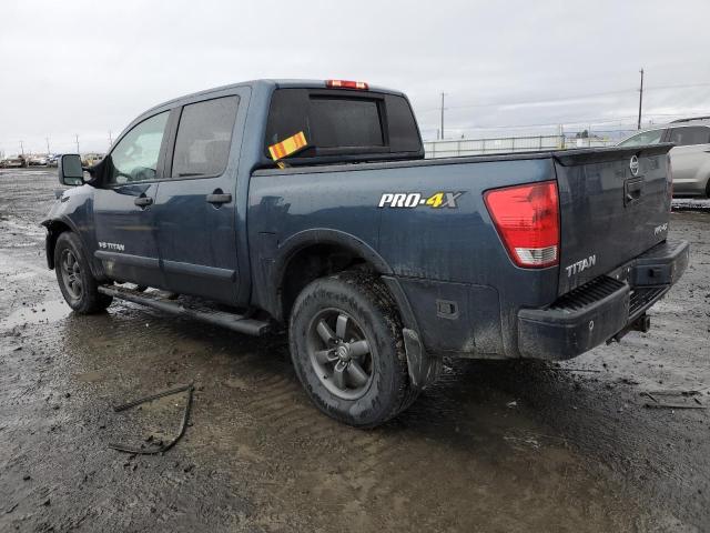 1N6AA0EC4DN308363 - 2013 NISSAN TITAN S BLUE photo 2