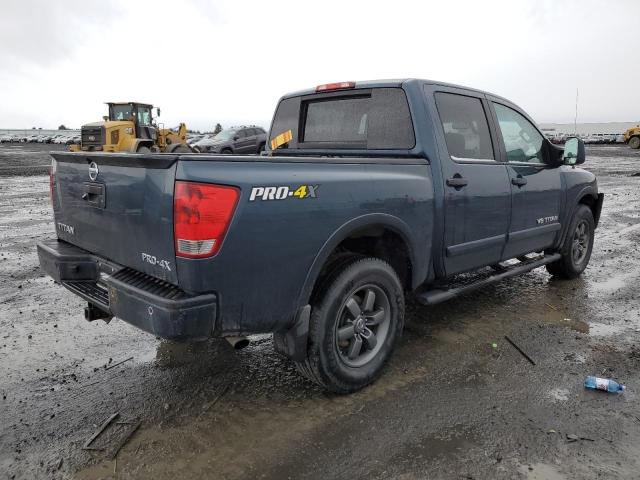 1N6AA0EC4DN308363 - 2013 NISSAN TITAN S BLUE photo 3