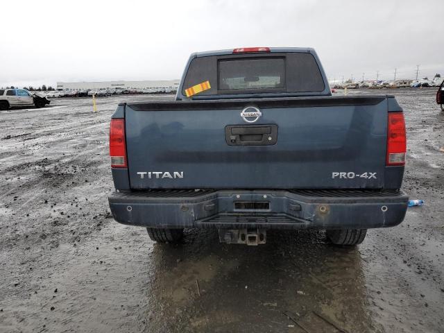 1N6AA0EC4DN308363 - 2013 NISSAN TITAN S BLUE photo 6