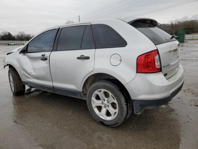 2FMDK4GC7EBB01394 - 2014 FORD EDGE SE SILVER photo 2