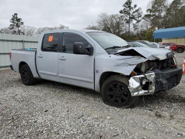 1N6AA07A04N513450 - 2004 NISSAN TITAN XE GRAY photo 4