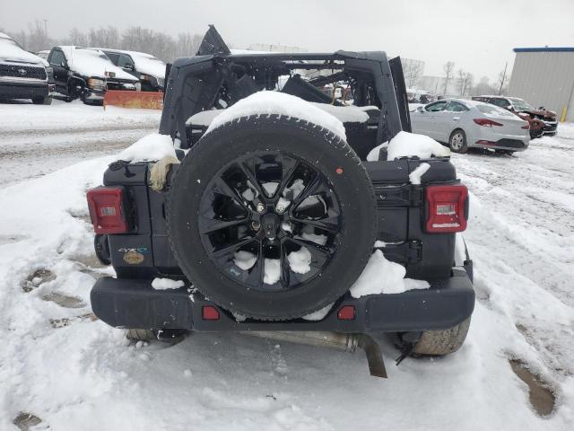 1C4JJXP60MW860147 - 2021 JEEP WRANGLER U SAHARA 4XE BLACK photo 6