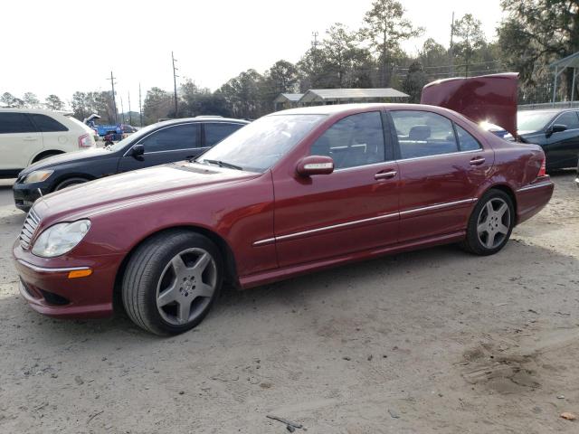 WDBNG75JX4A420097 - 2004 MERCEDES-BENZ S 500 BURGUNDY photo 1