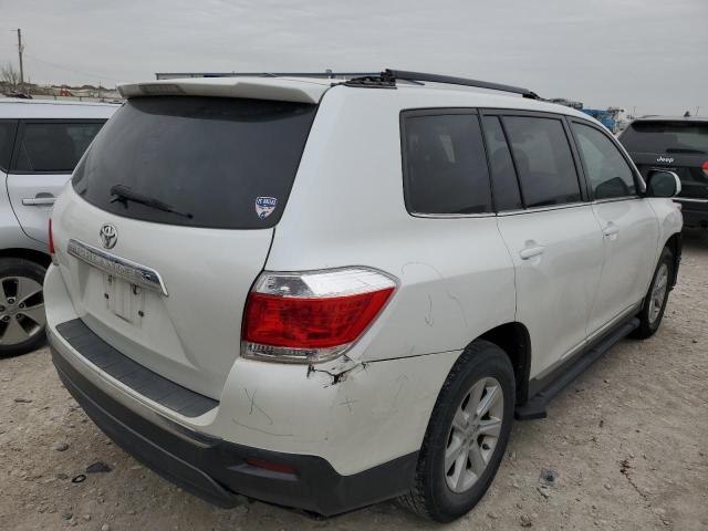 5TDZK3EH1CS085157 - 2012 TOYOTA HIGHLANDER BASE Ақ фото 3