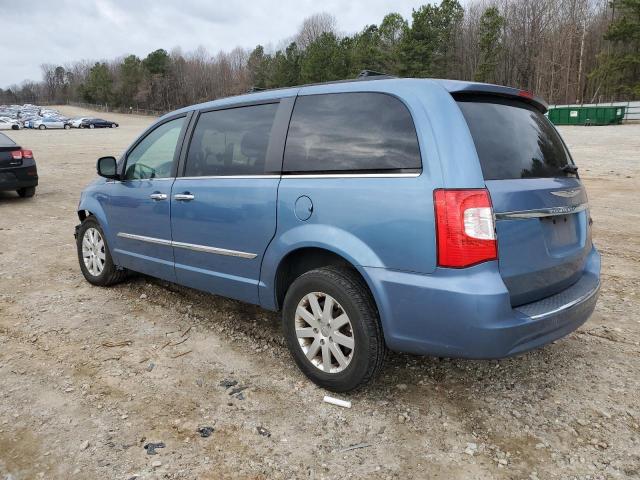 2C4RC1CG0CR134336 - 2012 CHRYSLER TOWN & COU TOURING L BLUE photo 2