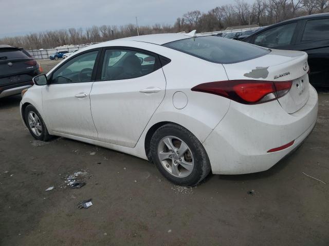 5NPDH4AE7FH636289 - 2015 HYUNDAI ELANTRA SE WHITE photo 2