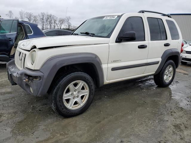 1J4GK48K44W131354 - 2004 JEEP LIBERTY SPORT WHITE photo 1