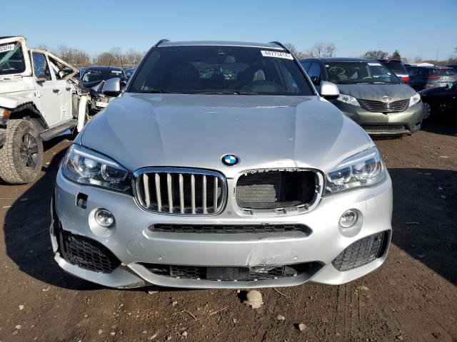 5UXKR6C5XH0J84026 - 2017 BMW X5 XDRIVE50I SILVER photo 5